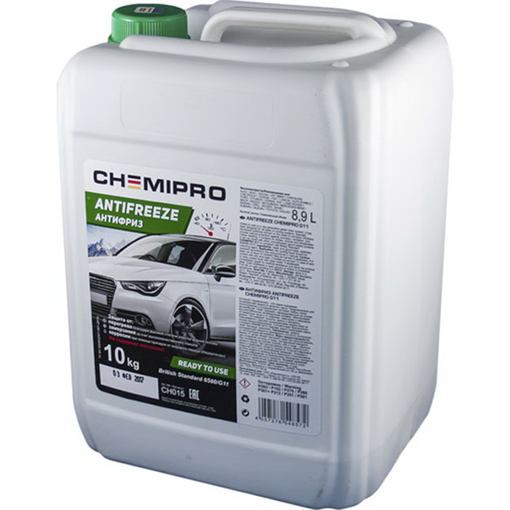 Антифриз «Chemipro» G11, CH035, синий, 8.9 л