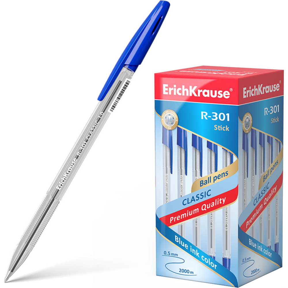 Ручка шариковая «ErichKrause» R-301 Classic Stick 1.0, 43184 #0