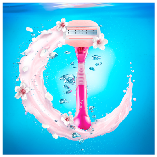 Сменные кассеты для бритвы «Gillette Venus» Breeze SPA, 4 шт