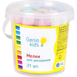 Мелки для рисования «Genio Kids-Art» MLB21F