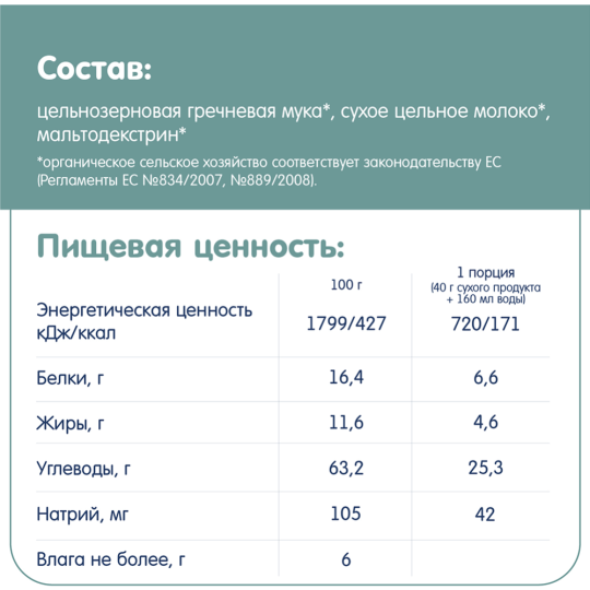 Каша сухая молочная «Fleur Alpine» гречневая, с 4 месяцев, 200 г