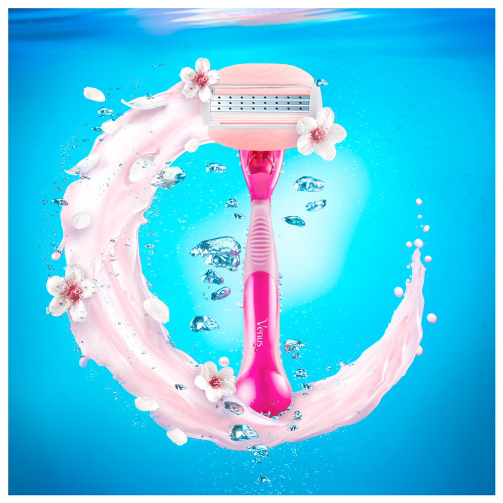 Женская бритва «Gillette Venus» Breeze SPA + Сменные кассеты 2 шт