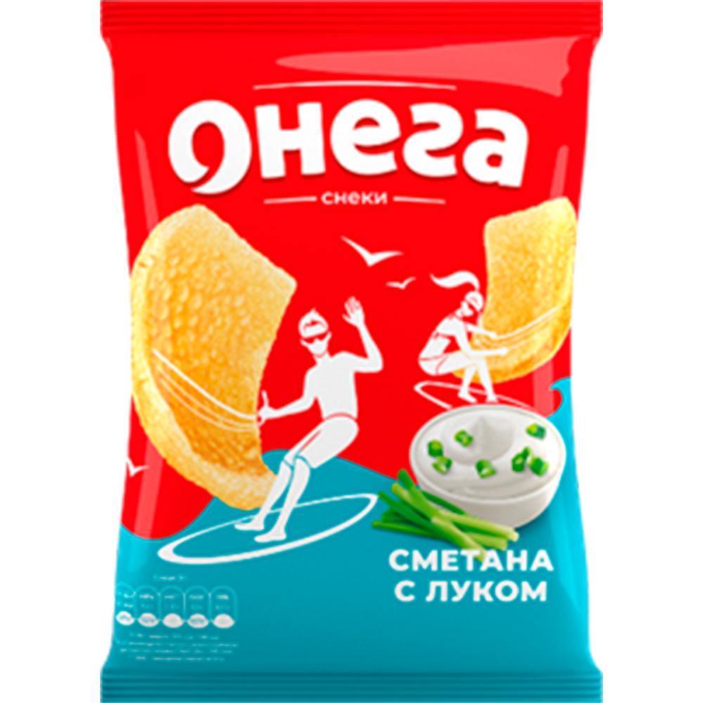 Снеки «Онега» со вкусом сметаны и лука, 70 г #0