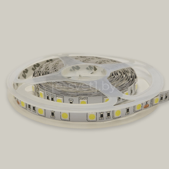 Светодиодная лента SMD 5050, 60led/m, 14.4W/m, 24V, IP20, Standart, Белый 6000К, LP