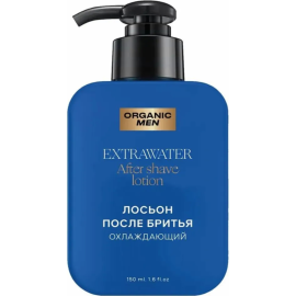 Лосьон после бритья «Organic Men» ExtraWater, охлаждающий, 150 мл