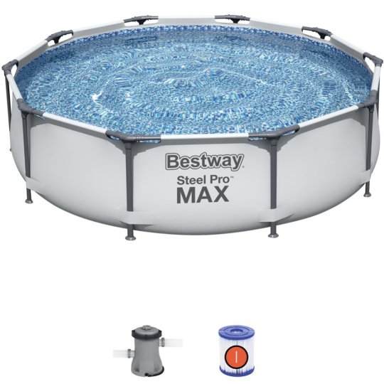 Каркасный бассейн «Bestway» Steel Pro Max, 56408