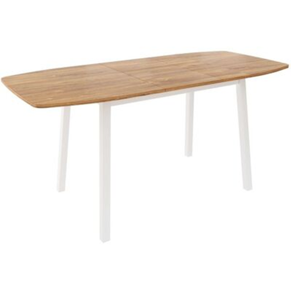 Обеденный стол «Listvig» Лион, дуб/белый, 74640, 152х70 см