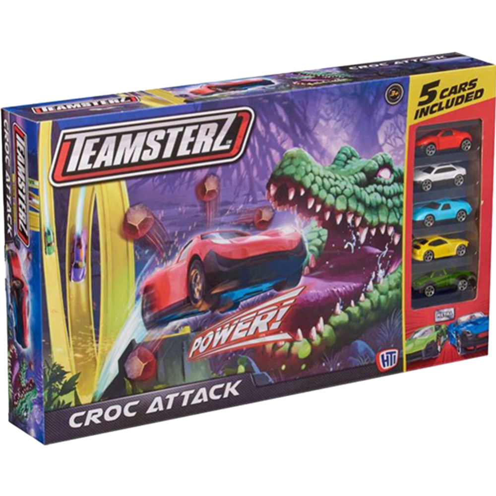 Автотрек игрушечный «Teamsterz» Beast Machines, Крокодил атакует, 1417333, 3 года+