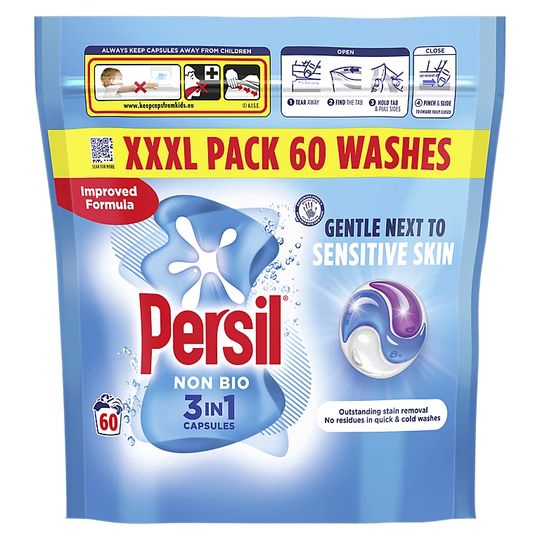 PERSIL NON-BIO 3в1 капсулы для стирки  60шт