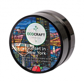 Натуральный крем для рук с АНА-кислотами и витаминами ECOCRAFT "Sunset in New York" Закат в Нью-Йорке (60 мл)