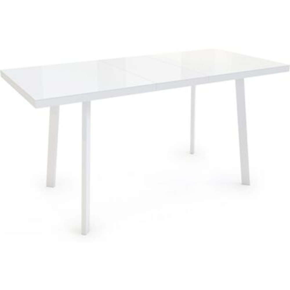 Обеденный стол «Listvig» Фин, белый/белый, 62263, 152х70 см