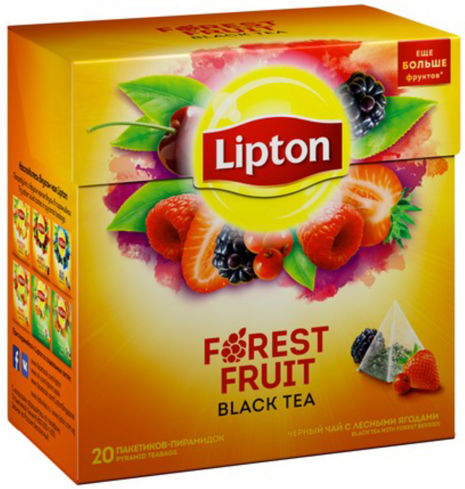 Чай черный «Lipton» Forest Fruit, 20х1.7 г #0