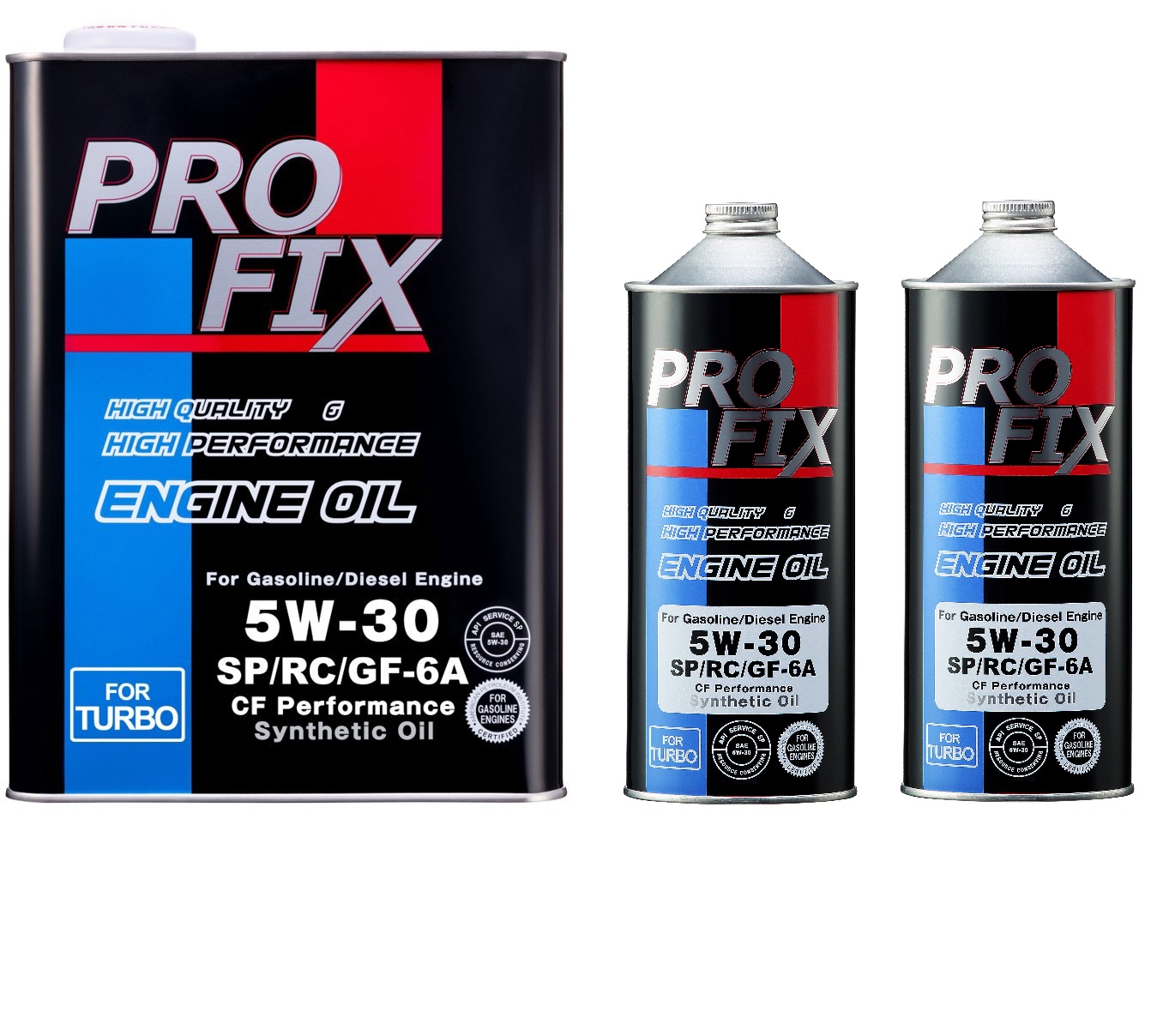 Моторное масло Profix SP/GF-6 5W-30 6л (комплект 1л +1л + 4л)