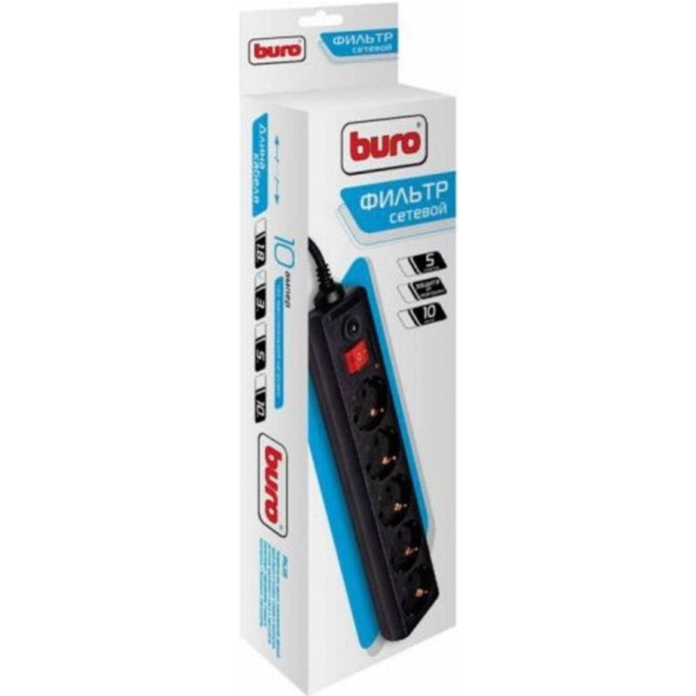 Сетевой фильтр «Buro» 500SH-3-B