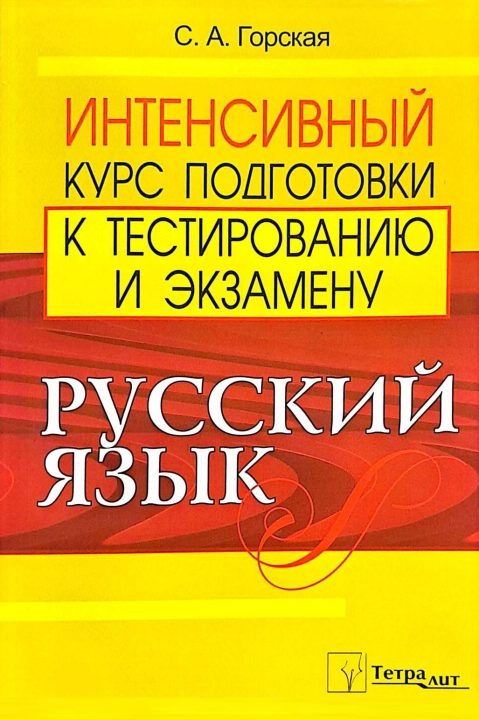 Русский язык Интенсивный курс подготовки к тестированию и экзамену