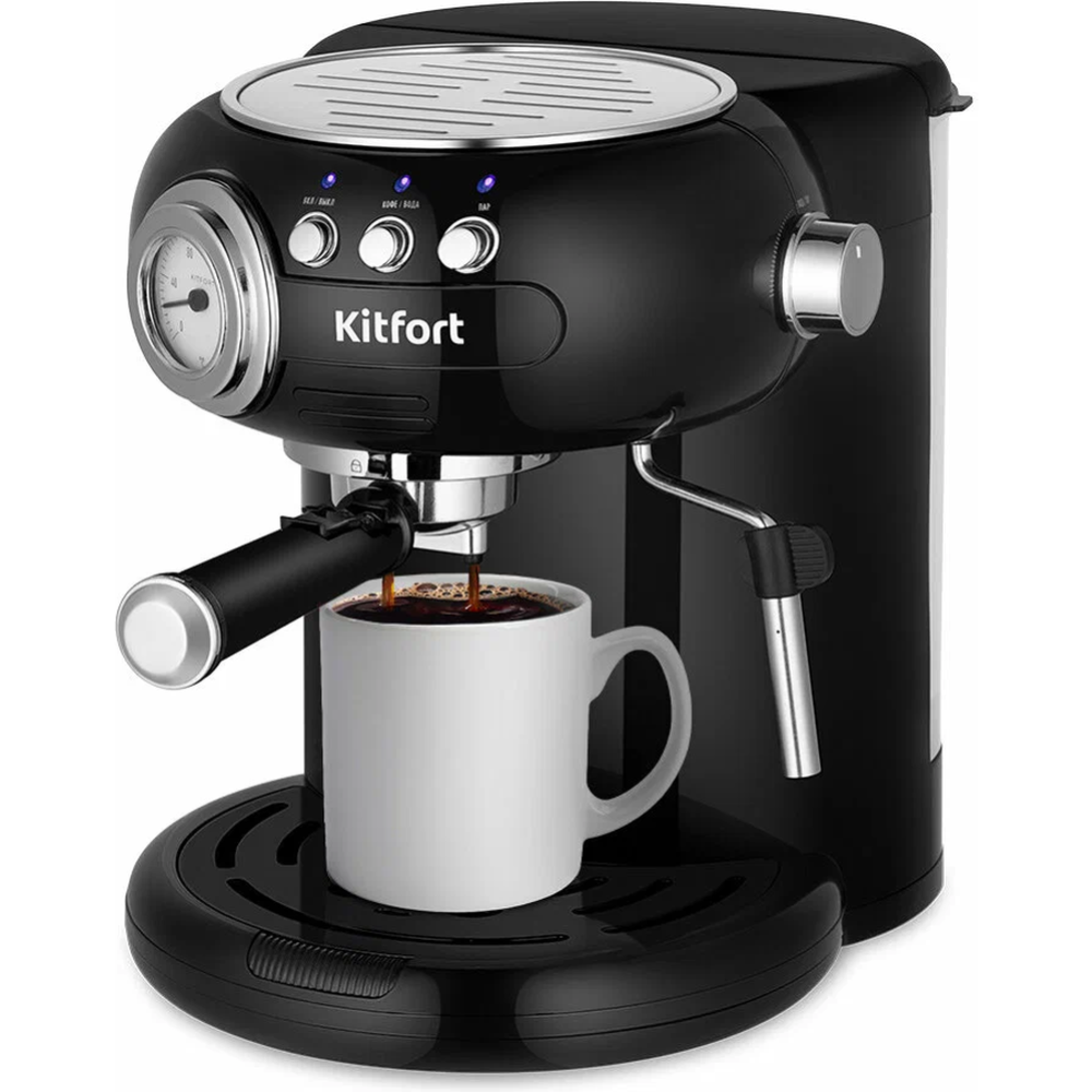 Рожковая кофеварка «Kitfort» KT-7191