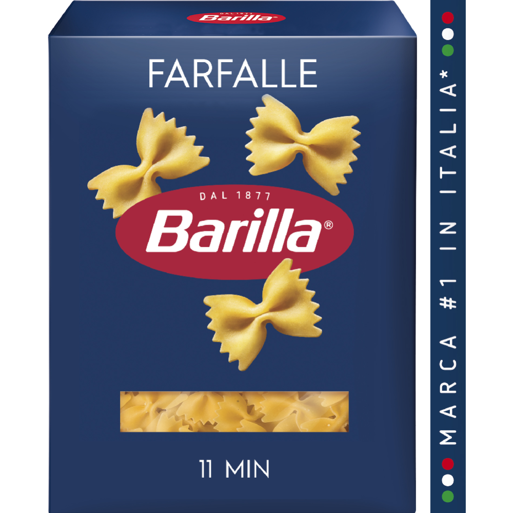 Макаронные изделия «Barilla» фарфалле, 400 г #0