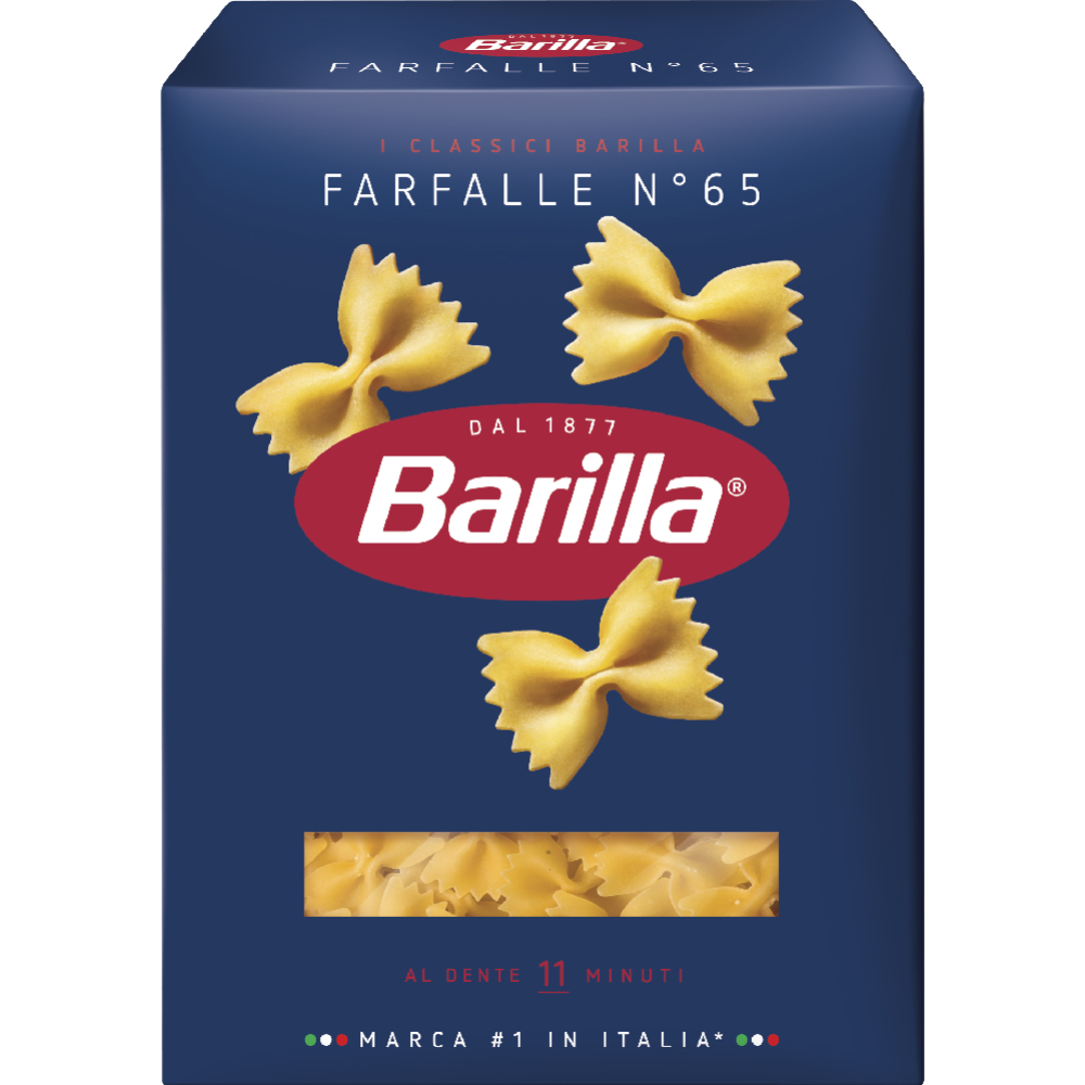 Макаронные изделия «Barilla» фарфалле, 400 г #1