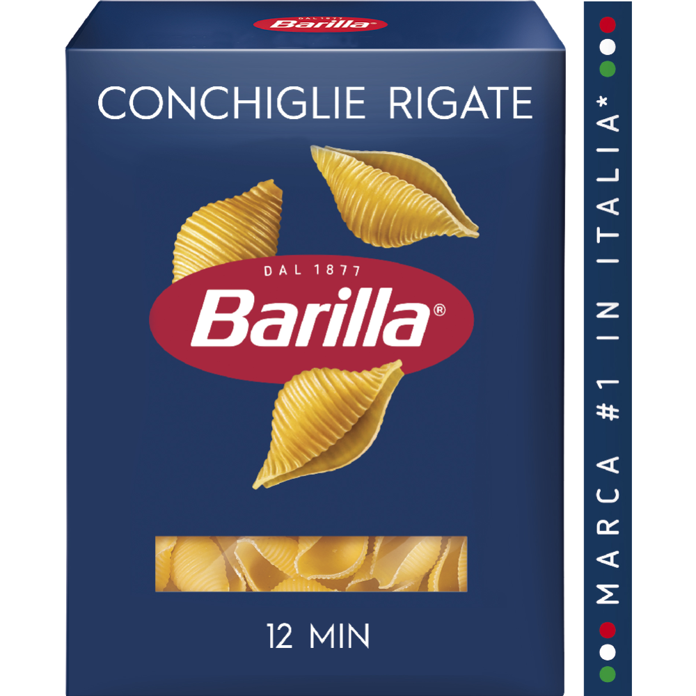 Ма­ка­рон­ные из­де­лия «Barilla» Conchiglie rigate, 450 г