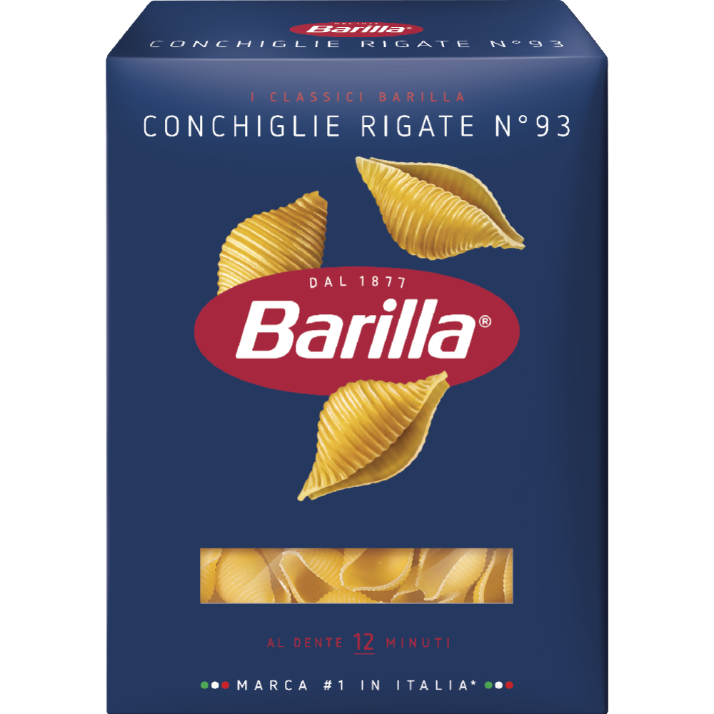 Макаронные изделия «Barilla» Conchiglie rigate, 450 г #1