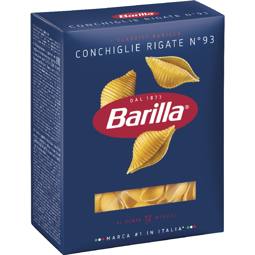 Макаронные изделия «Barilla» Conchiglie rigate, 450 г #2