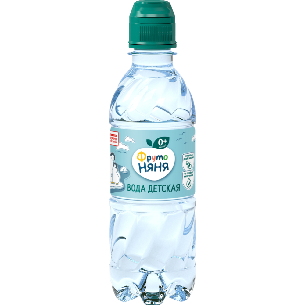 Вода пи­тье­вая нега­зи­ро­ван­ная «Фруто Няня» дет­ская 0+, 0.33 л