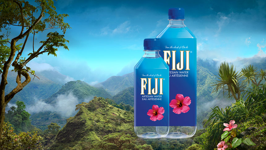 Вода минеральная артезианская FIJI, 24 шт по 0,5л