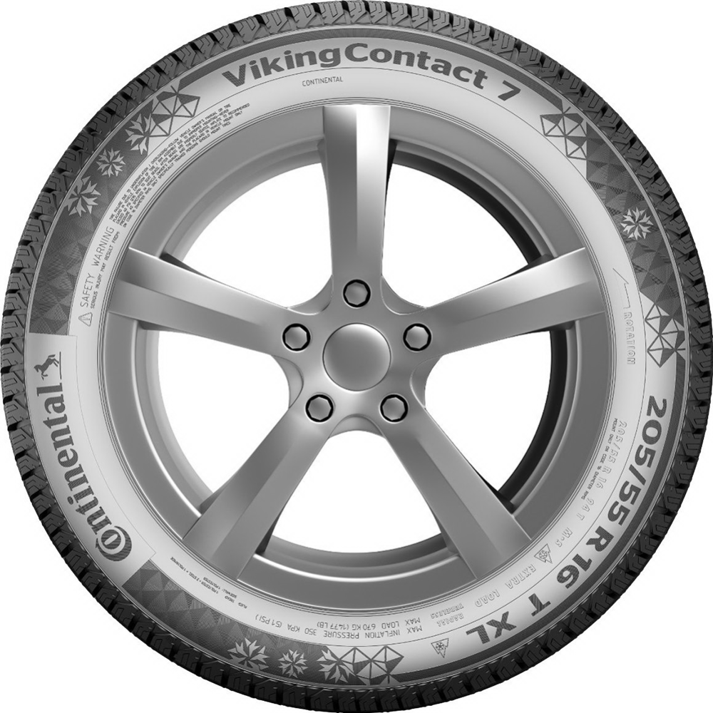 Шина зимняя «Continental» VikingContact 7, 205/55R17, 95T