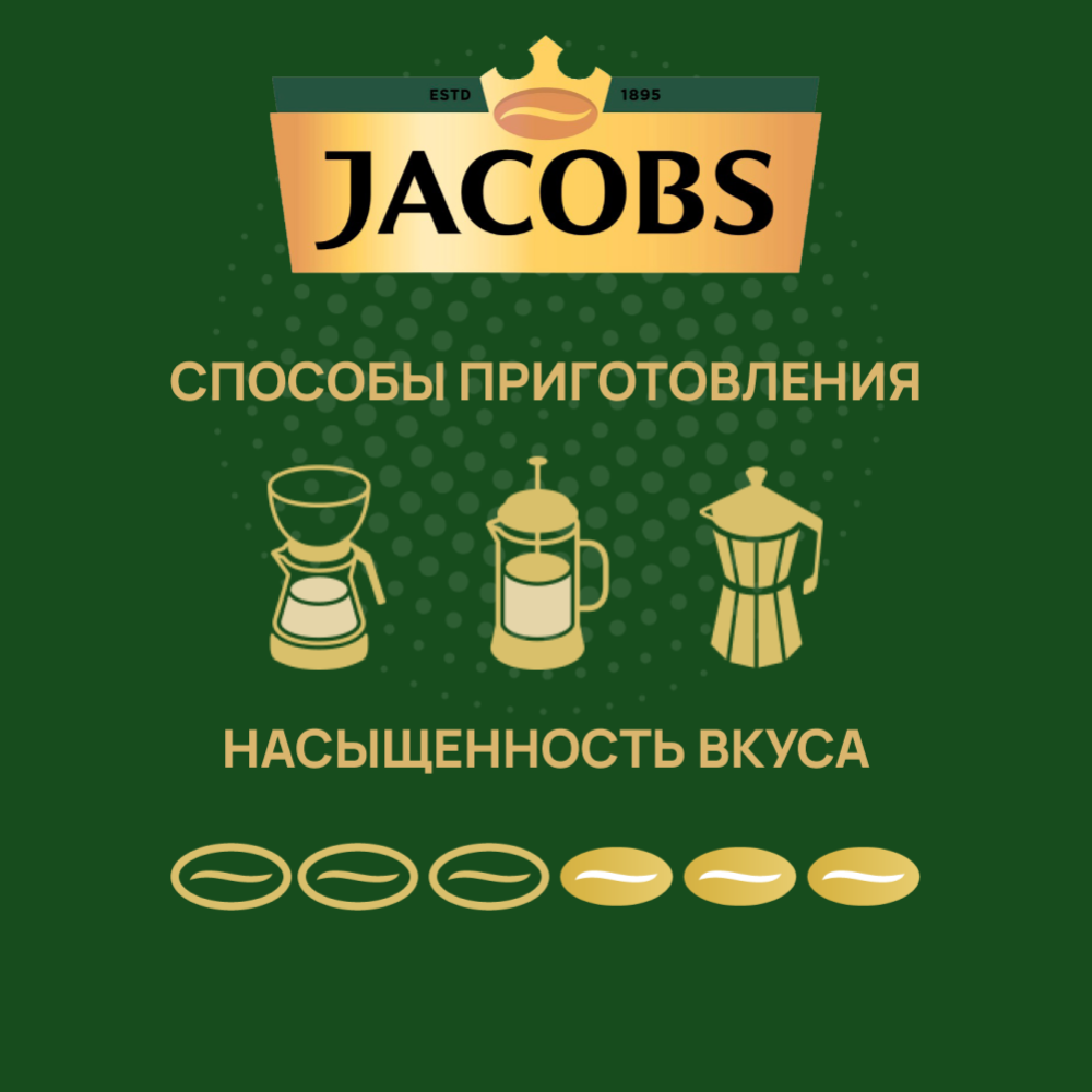 Кофе растворимый «Jacobs» Monarch, 47.5 г #2