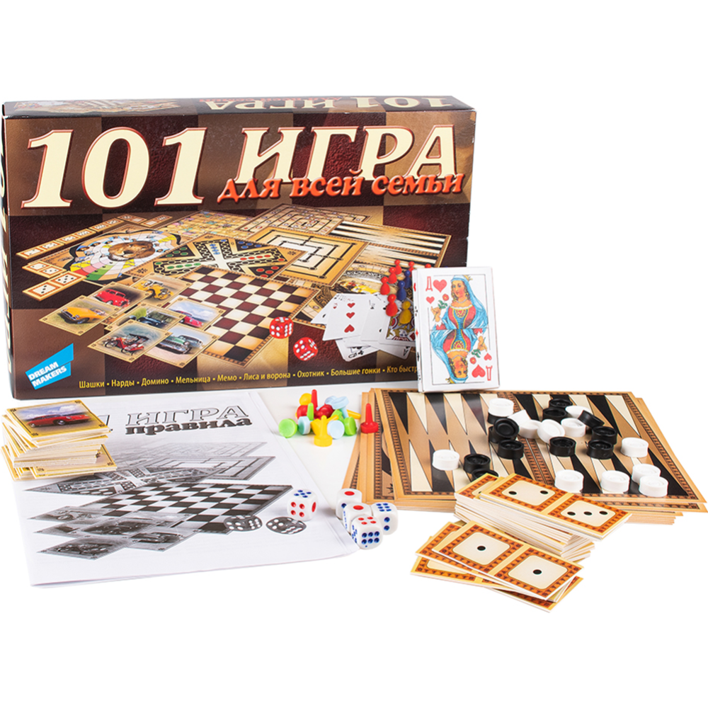 Настольная игра «Dream Makers» 101 игра. New, 1601C купить в Минске:  недорого, в рассрочку в интернет-магазине Емолл бай