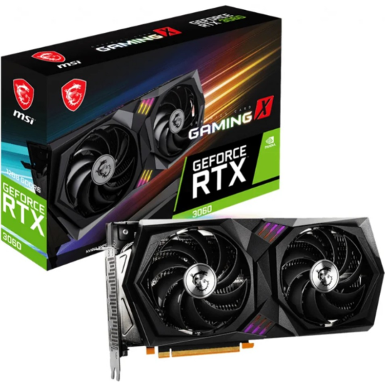 Видеокарта «MSI» GeForce RTX 3060 GAMING X 12G