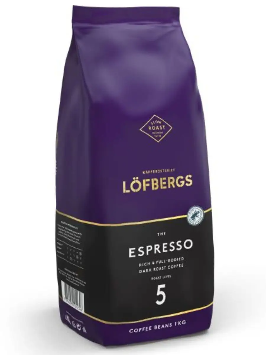 Lofbergs Espresso 1 кг в зёрнах арабика, робуста