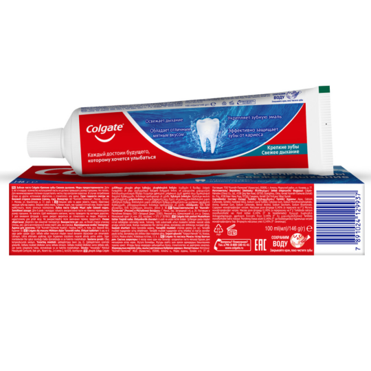 Зубная паста «Colgate» Крепкие зубы, 100 мл.