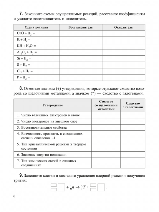 Химия элементов. Рабочая тетрадь старшеклассника и абитуриента