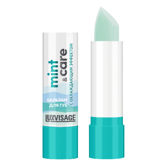 Бальзам для губ LUXVISAGE mint & care с охлаждающим эффектом