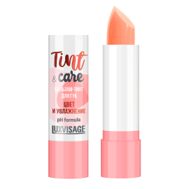 Бальзам-тинт для губ LUXVISAGE Tint & care pH formula цвет и увлажнение тон 02 PEACH