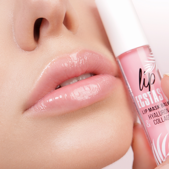 Маска-бальзам для губ LUXVISAGE LIP ECSTASY hyaluron & collagen тон 601 Rose