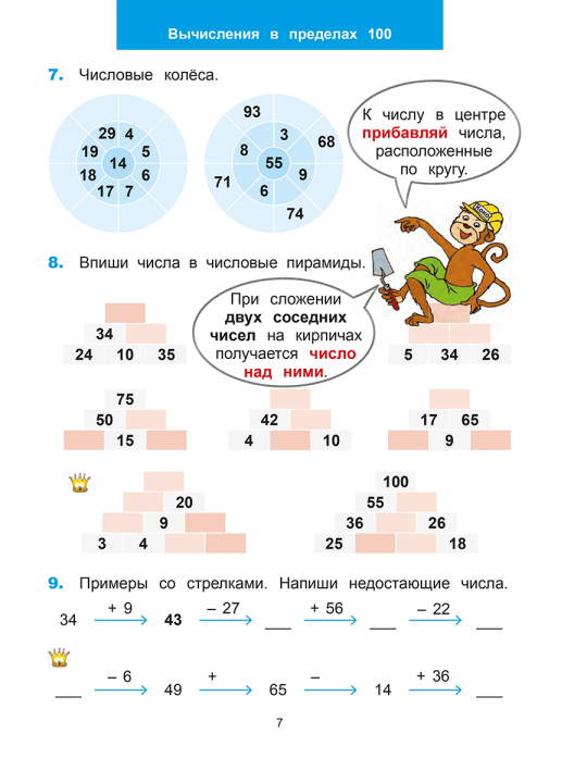 Математический тренажёр. 3 класс