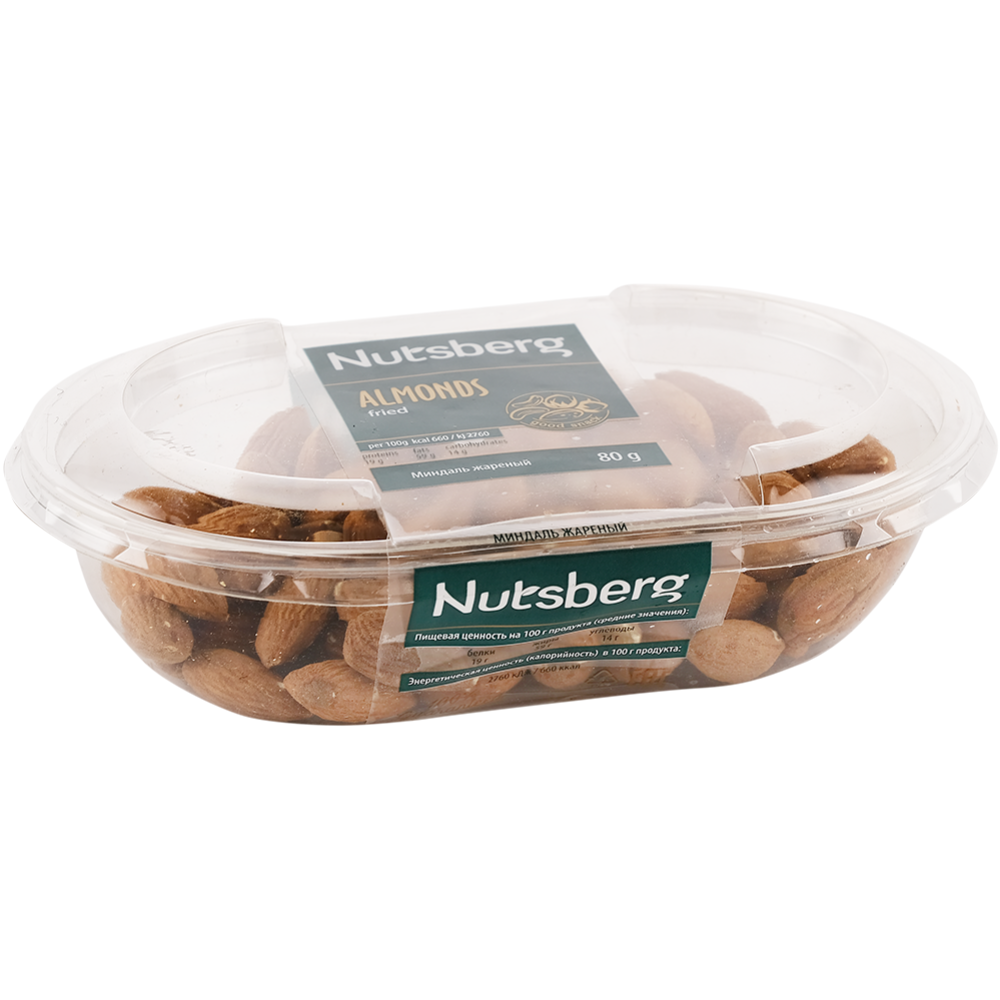 Миндаль «Nutsberg» жареный, 80 г