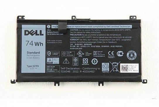 Оригинальный аккумулятор (батарея) для ноутбука Dell Inspiron 15 5576 (357F9) 11.1V 74Wh