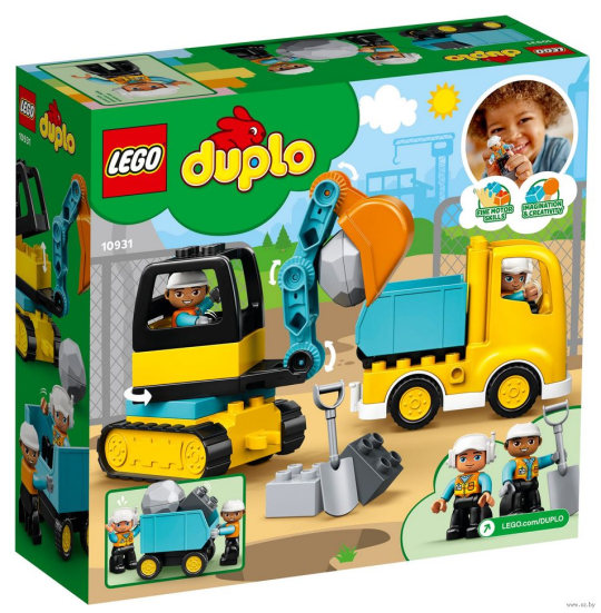 Конструктор LEGO Duplo 10931 Грузовик и гусеничный экскаватор