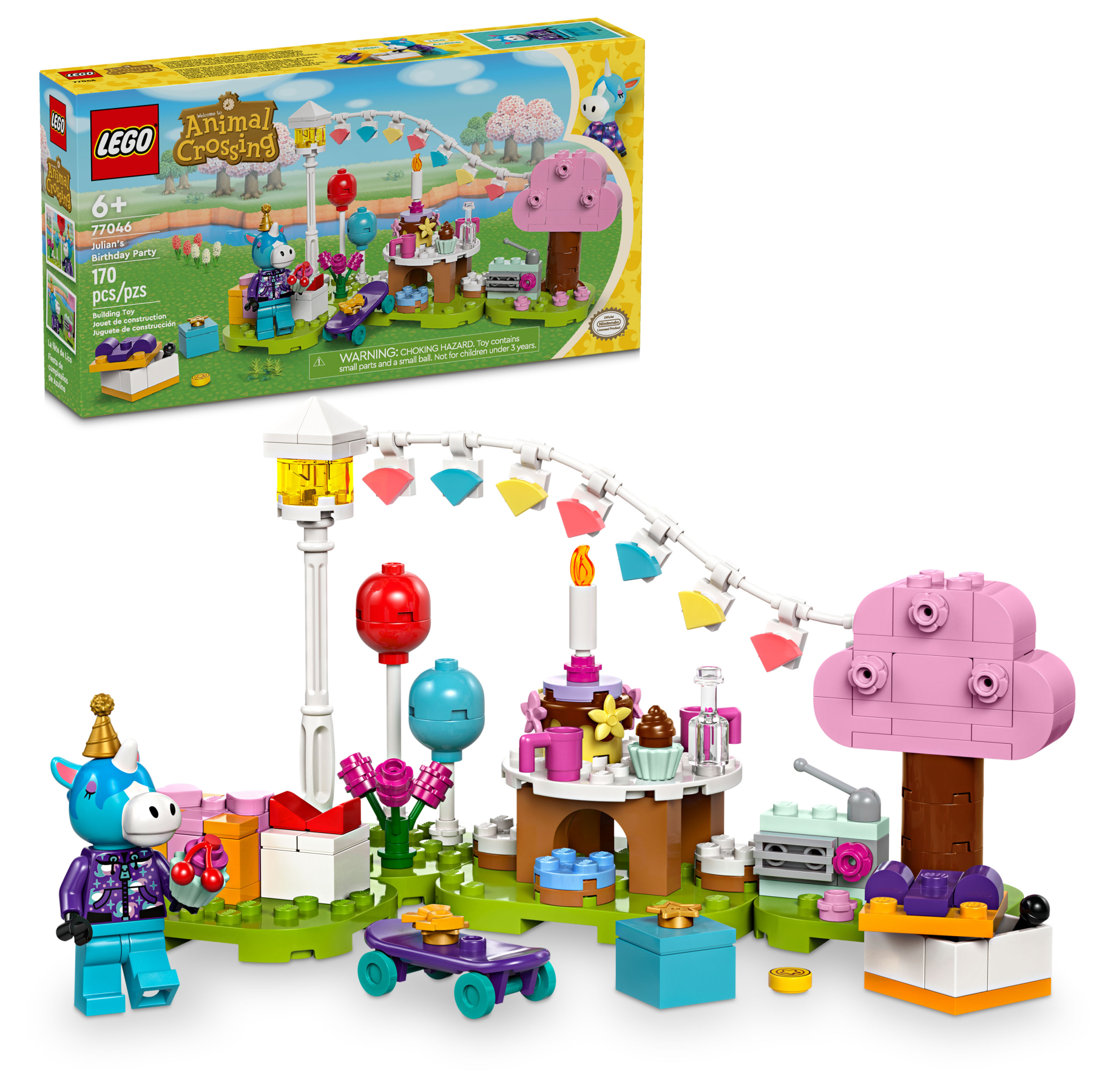 Конструктор LEGO Animal Crossing 77046 День рождения Джулиана