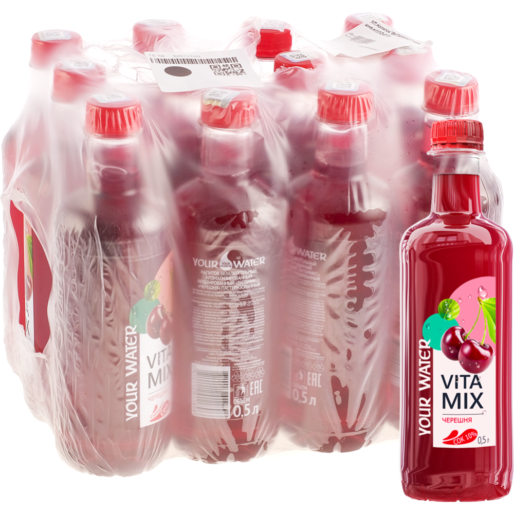 УП.Напиток сокосодержащий негазированный «Darida» VitaMix, черешня, 12х0.5 л