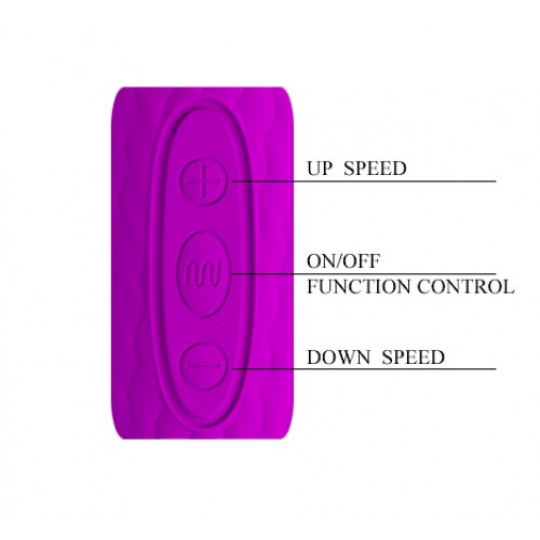 Мощный вибромассажер Pretty Love Nathaniel с 7 режимами вибрации