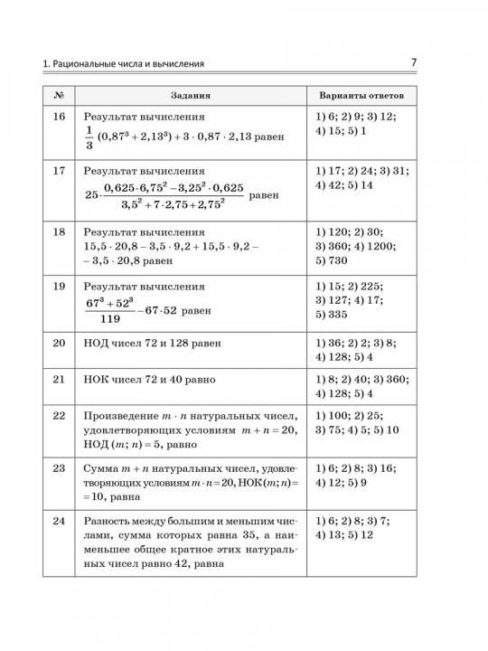 Математика: практические задания для подготовки к ЦТ