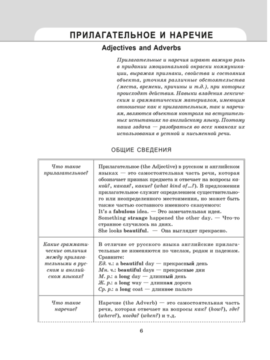 Focus on Adjectives and Adverbs. Английский язык: Грамматика. Лексика. Словообразование: интенсивный курс подготовки к экзамену