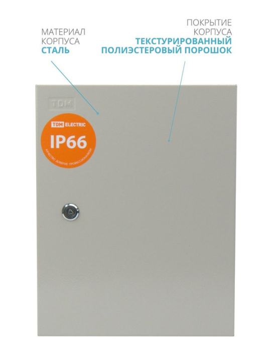 Корпус мет ЩМП-1-0 (395*310*220) IP66 TDM SQ0905-0083