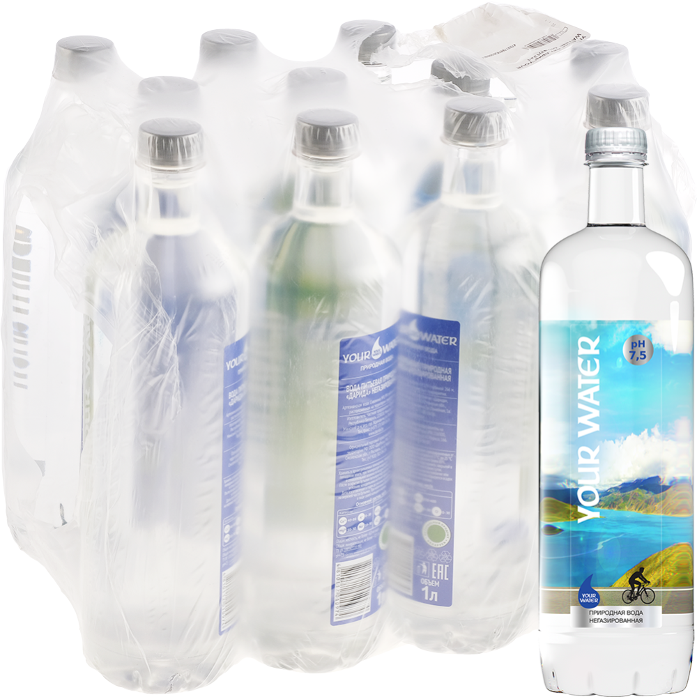 УП.Вода питьевая негазированная «Darida» Your Water, 12х1 л