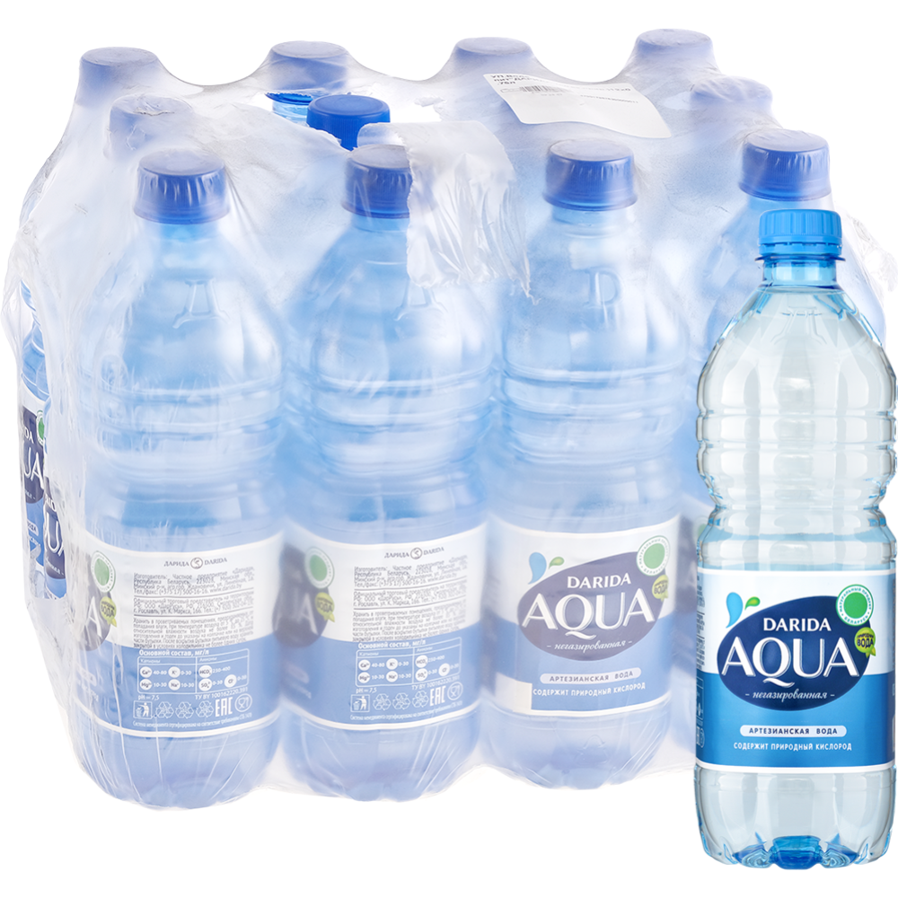 УП.Вода питьевая негазированная «Darida» 12х0.75 л