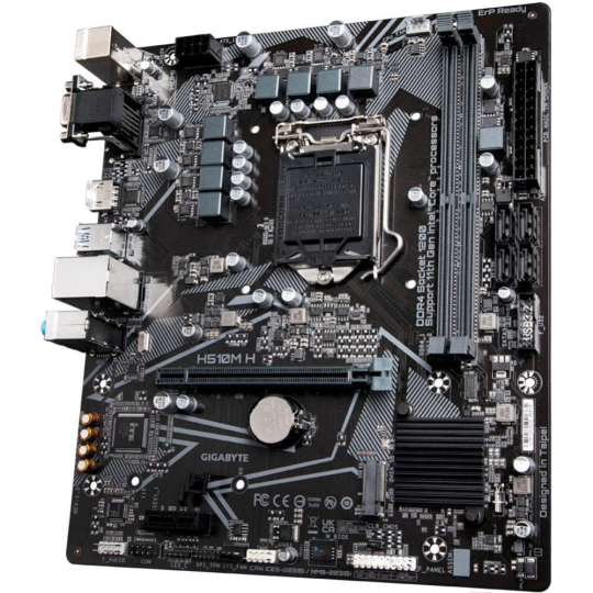 Материнская плата «Gigabyte» H510M H 1.3, LGA1200, mATX